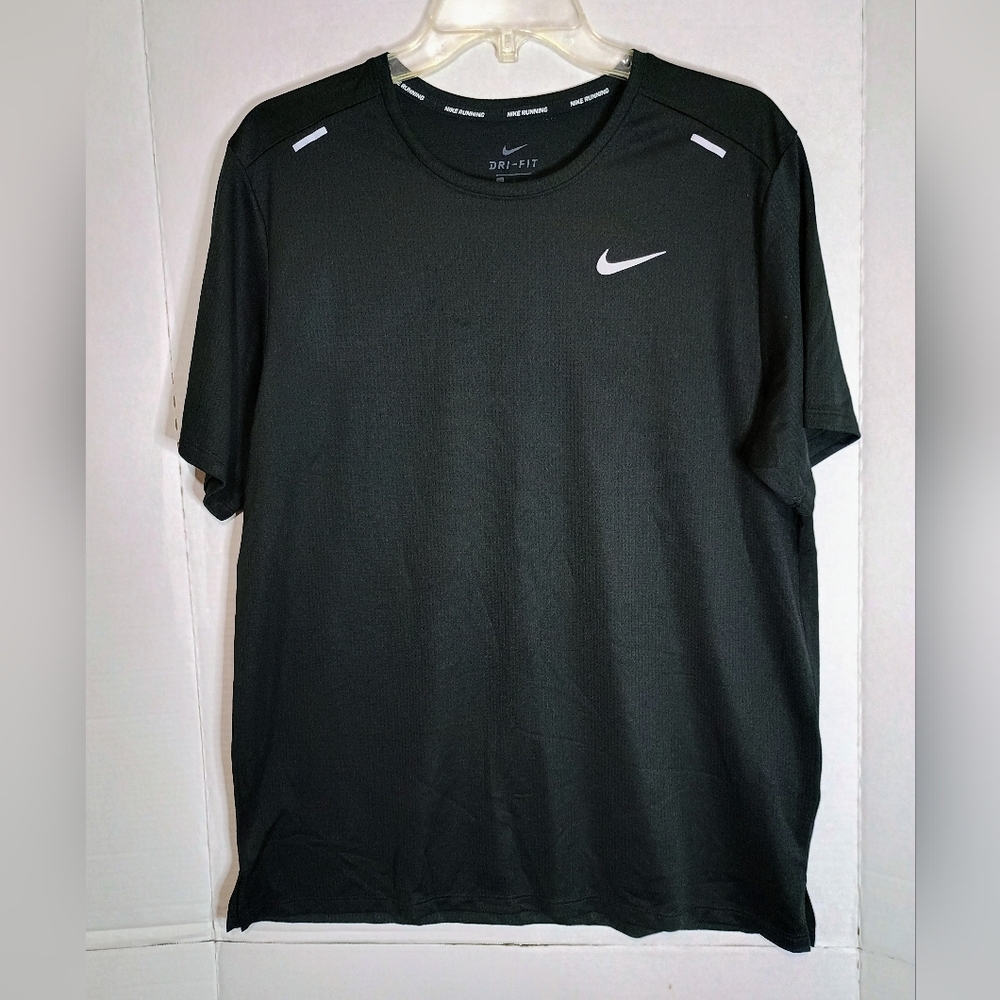 Nike Men's Black Short Sleeve Running Tee Size Large